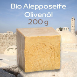 200 g BIO Alepposeife Olivenöl PUR aus Syrien